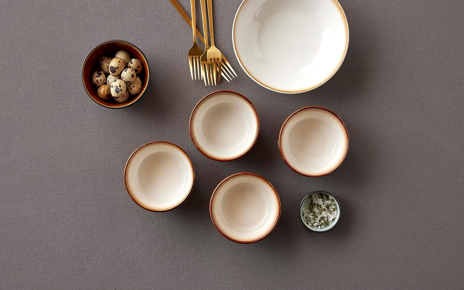 Bitz Living Pasta Bowl 20cm Cream Cream Bitz